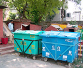 School Recycling bins