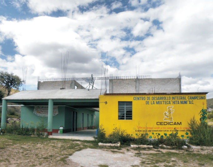 Instalaciones del Centro de Desarrollo Integral Campesino en Nochixtlán, Oaxaca